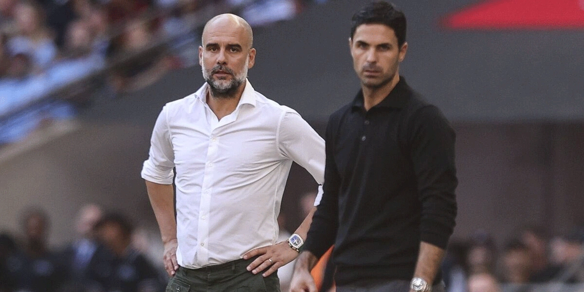 Duel Mental Arteta dan Guardiola di Tengah Panasnya Perburuan Gelar